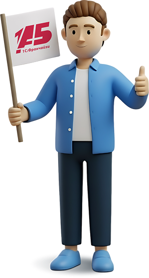 Человек с флагом в руке